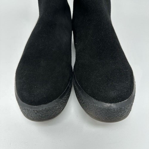 Gougar Button Winter Boot Women's Black Suede Sz 8 - Picture 8 of 16
