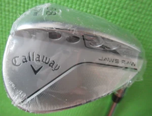 New in plastic Callaway Jaws raw face 58 lob wedge dg spinner tour issue shaft