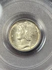 PCGS AU58 CAC 1918 D MERCURY DIME SCARCE KEY DATE BEAUTIFUL FOR THE GRADE OGH
