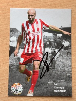 Thomas Reinmann FC Thun Schweiz Autogrammkarte original signiert #44793
