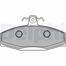 DELPHI Bremsbelagsatz, Scheibenbremse LP1429 für SKODA VW