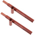 2Pcs Wooden Incense Tubes Portable Incense Holders Sticks Holders Containers