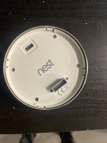 Nest 2nd Generation Learning Silver Programmable Thermostat: 02A Working - Picture 4 of 4