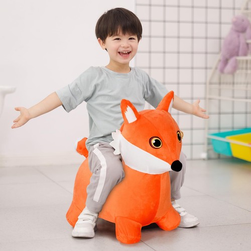 Bouncy Horse, Fox Hopper Toys, Toddlers Bouncing Animal Hopping, Plush Bounce... - Picture 6 of 6