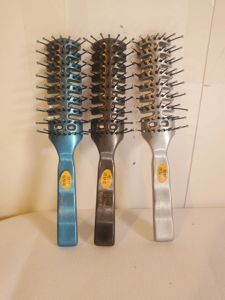 Cepillo desenredante ventilado para mujer peine ligero peinado y secado por soplado -... Foto 2 de 2