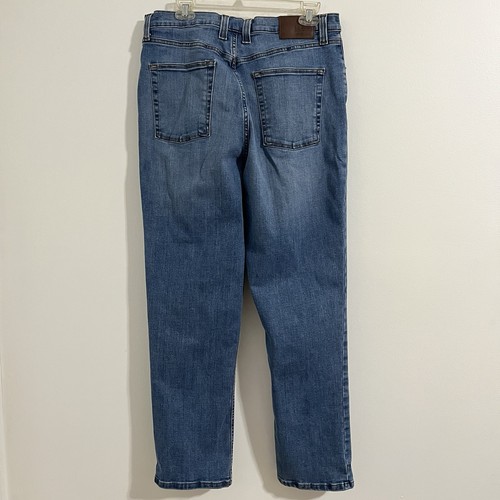 Jeans LL Bean uomo 34x30 blu vestibilità classica Beanflex denim Coolmax lavaggio medio - Foto 2 di 8