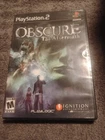 Obscure: The Aftermath (Sony PlayStation 2, 2008) Brand New Factory Sealed