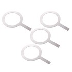 4pcs Stainless Steel Baking Cup Ring Milk Cup Rim Gasket Cover Milk Cup Rim