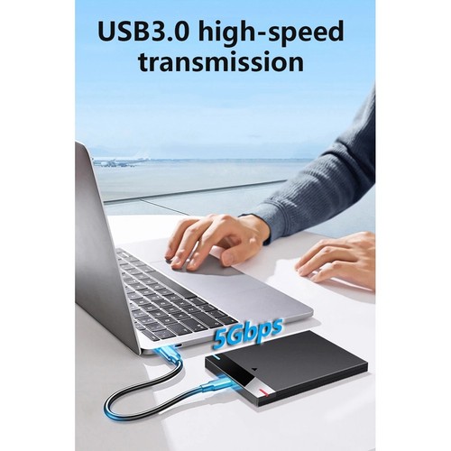 2.5 Inch SSD Solid State Drive Enclosure Mechanical Serial SATA USB33917 - Afbeelding 8 van 10