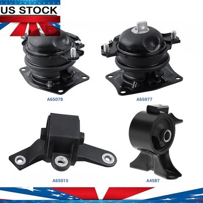 4x New Engine Motor Mount & Transmission Mount for Honda Pilot 2009-2015 V6 3.5L