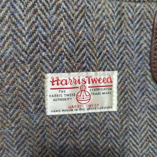 Glen Appin Scotland Harris Tweed Bag Womens Gray Herringbone Wool Hand Bag Tote - Picture 3 of 20