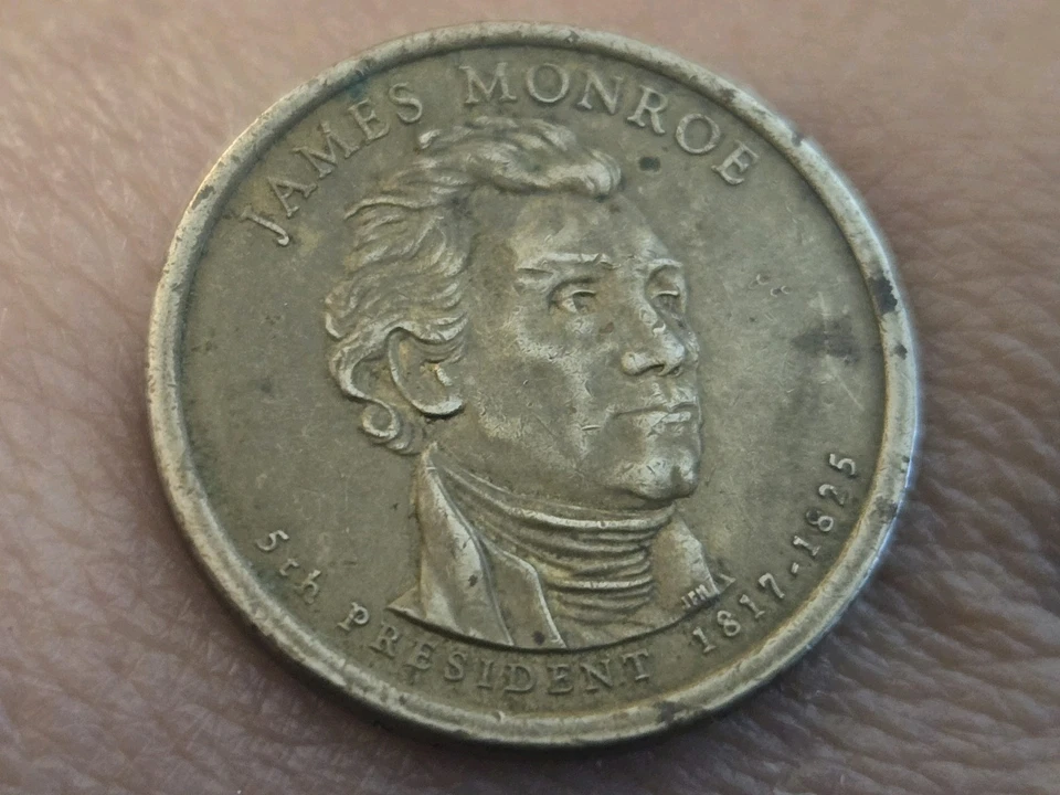 2008 P James Monroe Presidential Dollar Coin  - Image 2 of 4