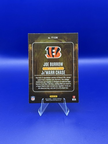 2024 Panini Phoenix - Treasured Tandems Joe Burrow, Ja'Marr Chase #TT-CIN - Bild 2 von 2
