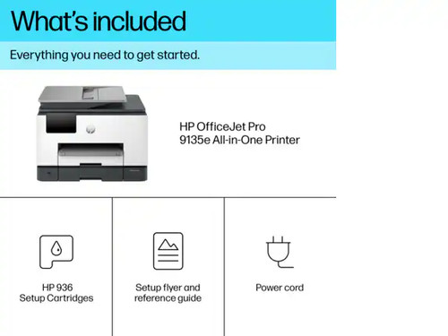 HP OfficeJet Pro 9135e All-in-One Printer w/ 3 Months Instant Ink free w/ HP+ - Picture 9 of 10