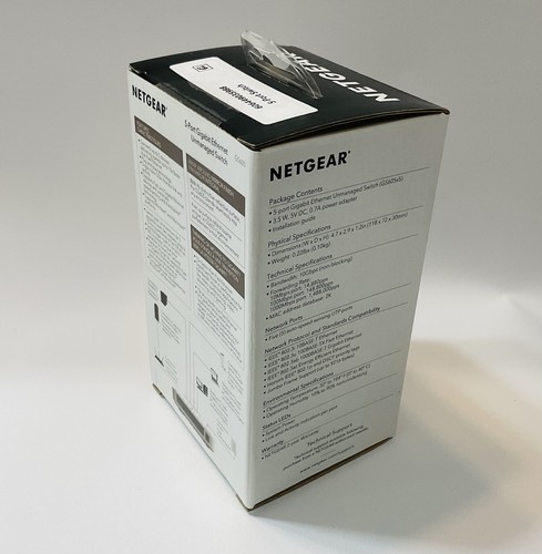 NETGEAR GS605NA 5 Port Gigabit Ethernet Unmanaged Switch - Picture 4 of 5