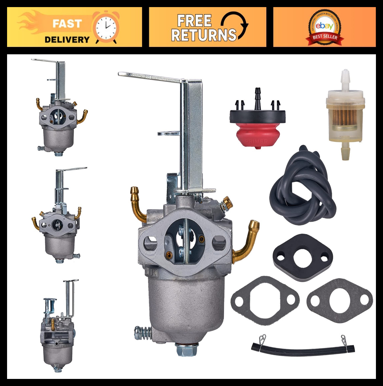 Carburetor For Toro Power Clear 180, 418ze, 621e, 38587, 382