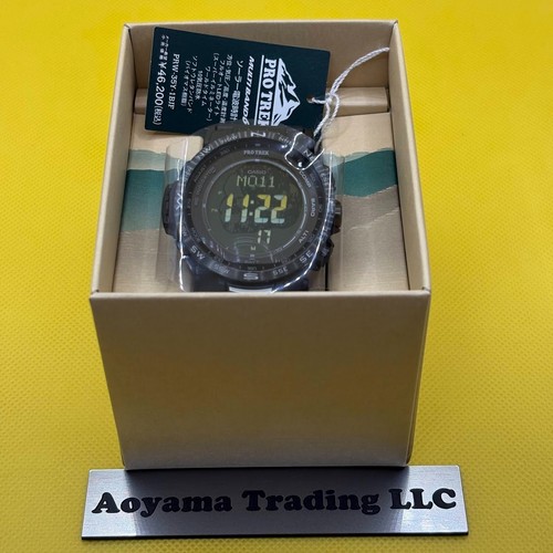 CASIO PRO TREK PRW-35Y-1BJF Black Climber Line Triple Solar New in Box SHIP NOW - Picture 6 of 24