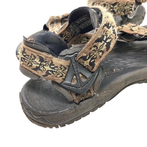 Teva 6575 Brown Black Sport Sandals Shoes Fisherman Dad Shoes Hiking Caming 10 - Picture 15 of 16