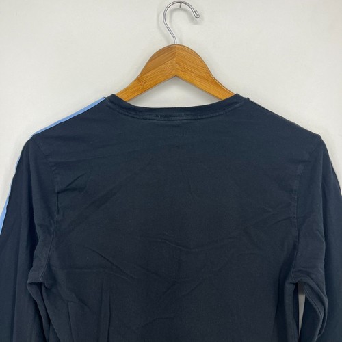 Hollister Long Sleeve T-Shirt Men's S Black Graphic Logo Crew Neck Cotton - Picture 8 of 11