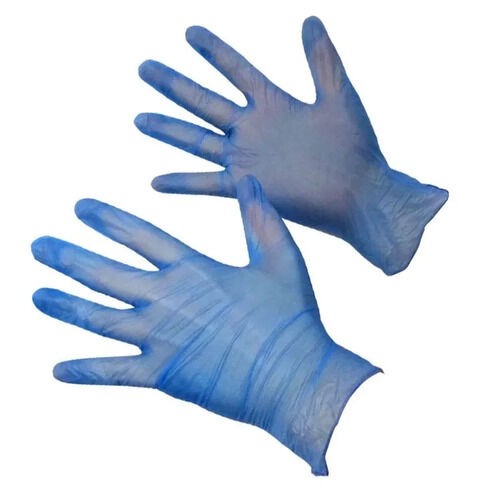 LEBENSMITTELSICHER Einweghandschuhe pulverfrei & latexfrei BLAU VINYL 100 200 1000 4000 - Bild 3 von 5