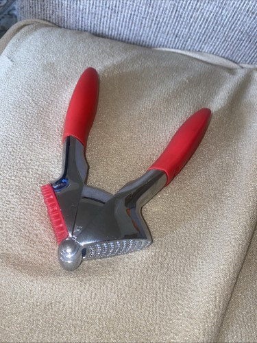 Trudeau Rosso 2 in 1 Aglio Pressa e Affettatrice Utensile da Cucina Inox Gadget Durevole - Foto 1 di 6