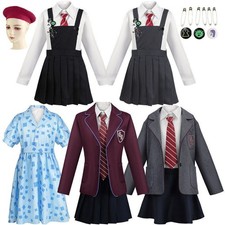 Movie Matilda Cosplay School Uniform Coat Skirt Roald Dahl's School