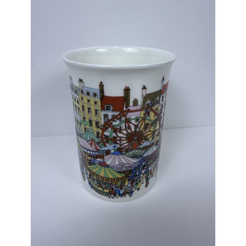 Juego de 3 tazas Dunoon Fine China diseñadas por Sue Scullard Market Day - Imagen 8 de 17