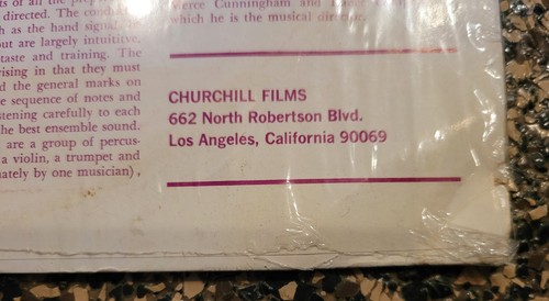 New Sounds In Music - Various Artist 1969 Churchill Films 5-114 10" Vinyl RARE! - Picture 9 of 10