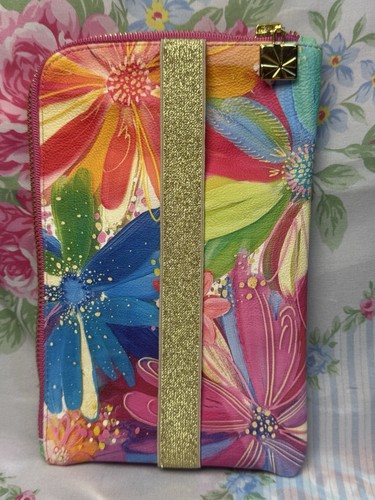 Erin Condren x EttaVee Planny Pack Floreale Zip Marsupio Cintura Borsa Colorata EC Case - Foto 2 di 4