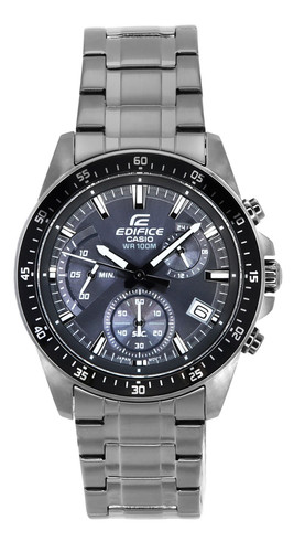 Casio Edifice Chronograph schwarzes Zifferblatt Quarz 100M Herrenuhr EFV-540DC-1C - Bild 1 von 4