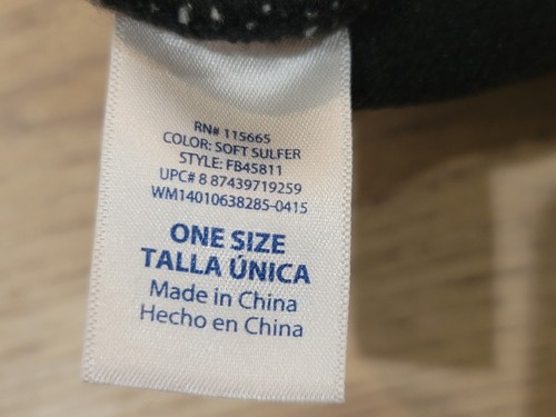 Yellow & Gray Kids Knit Beannie Hat Linwd Winter - Picture 6 of 6