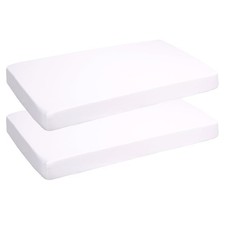 UOMNY Crib Sheet Set,White Fitted Sheets Baby Set for Crib, White