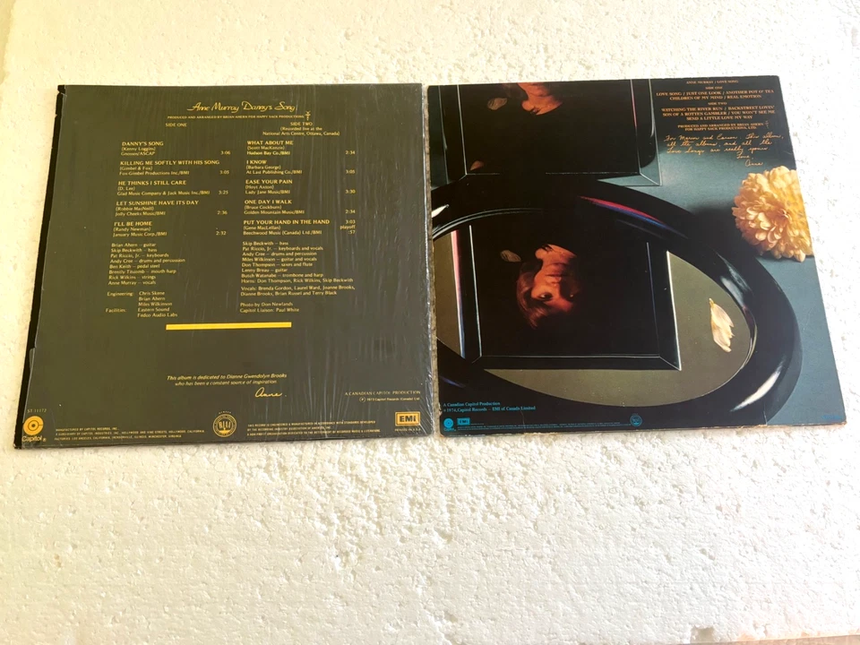 Anne Murray - Danny's Song + Love Song 2-Vinyl LOT Foto 2 de 4