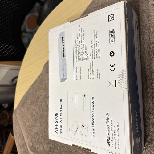 Allied Telesis  AT (ATFS708) 8-Ports External Switch - Picture 5 of 6
