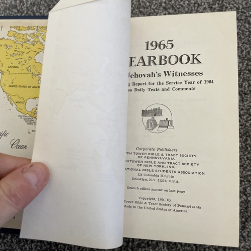 Jehovah Year Book 1965 Watchtower Bible Society Brooklyn Hardback - Picture 8 of 12