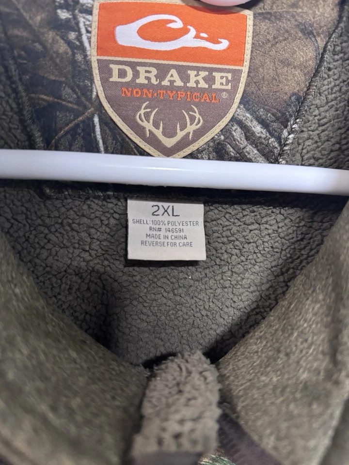 DRAKE Men's Non-typical Men’s Camo Hunting Coat Jacket 2XL - Image 2 of 4