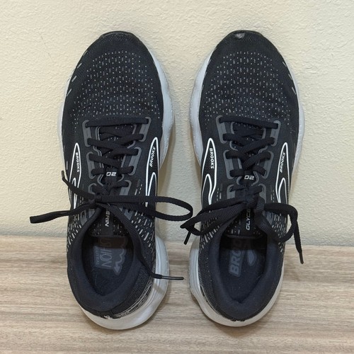 Brooks Sneakers Donna 9,5 W Nero Glicerina 20 Scarpe da Corsa Atletica Activewear - Foto 2 di 9