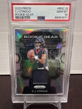 C.J. Stroud Rookie Gear Jersey RC 2023 Panini Prizm #RG-CJS Texans GEM MINT 10!!