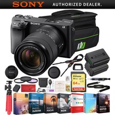 Sony a6400 4K Mirrorless Camera ILCE-6400M/B 18-135mm F3.5-5.6 OSS Lens Bundle