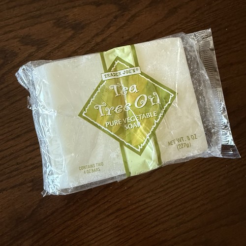 8oz Trader Joe's Tea Tree Oil Pure Vegetable Soap - Picture 1 of 2