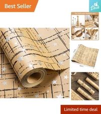 Elegant 17-Inch Metallic Silver Star Gift Wrap Roll - Perfect for All Occasions