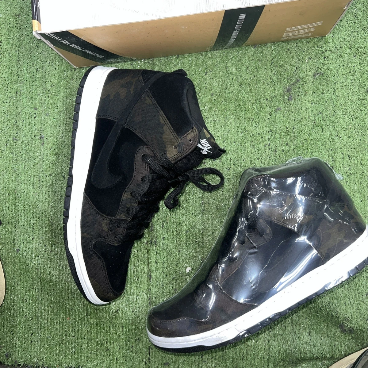 Nike Dunk Pro SB High Iguana Camo for Sale | Authenticity