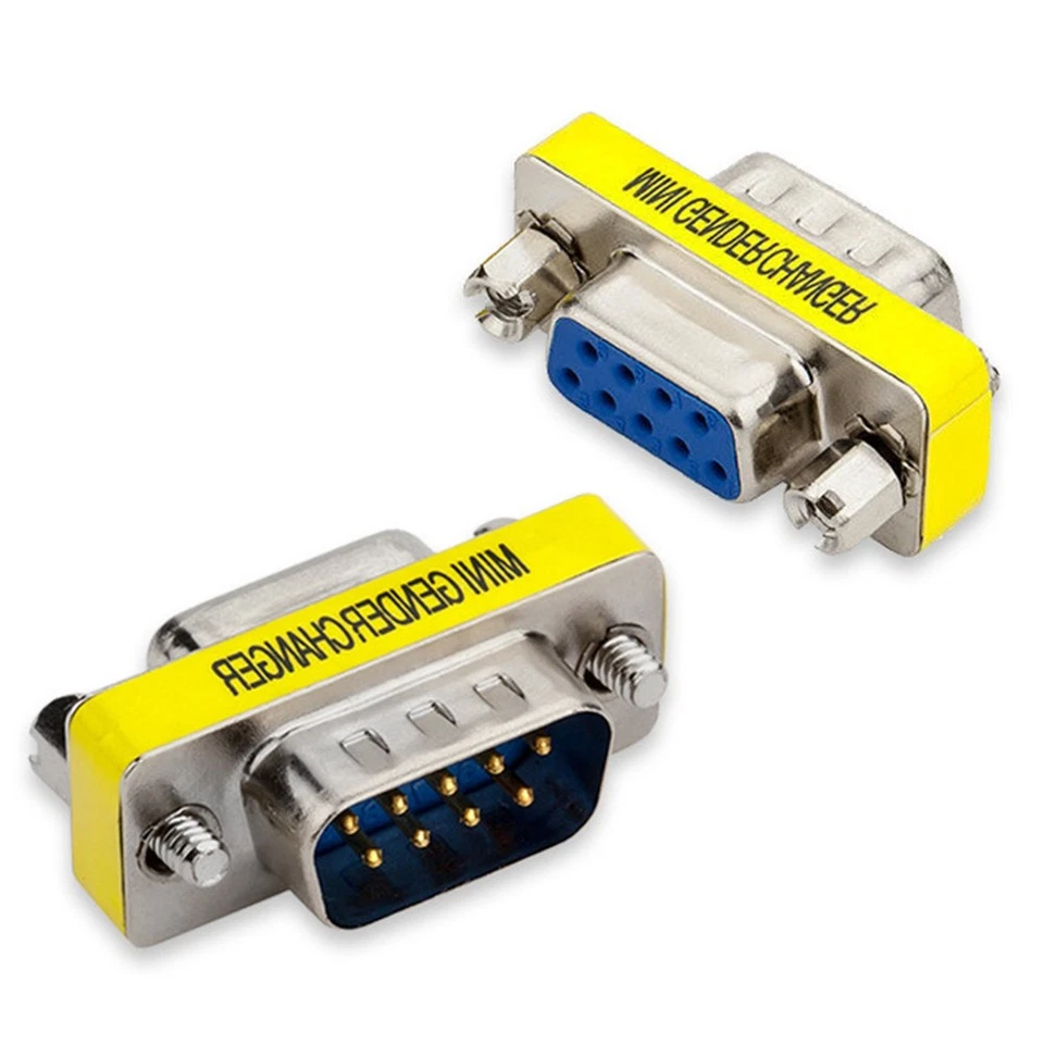 DB9 Computer Video Adapter DB9 Male to Female Serial Port to Hole 9 Pin VGA4407 - Image 3 of 4