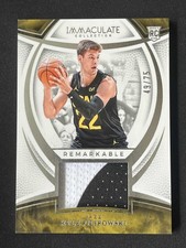 Kyle Filipowski 2024-25 Panini Immaculate RC Remarkable Materials 49/75