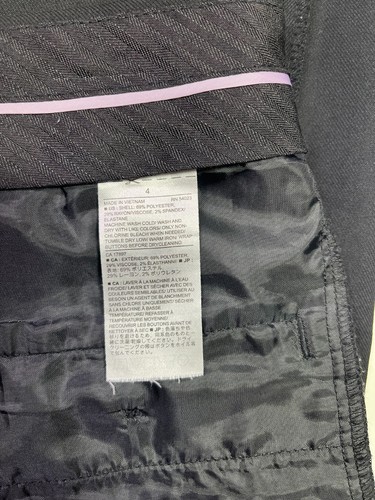 Banana Republic Factory Size 4 Logan Black Dress Pants - Picture 5 of 7