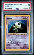 2001 POKEMON NEO REVELATION #3 CELEBI-HOLO PSA 8