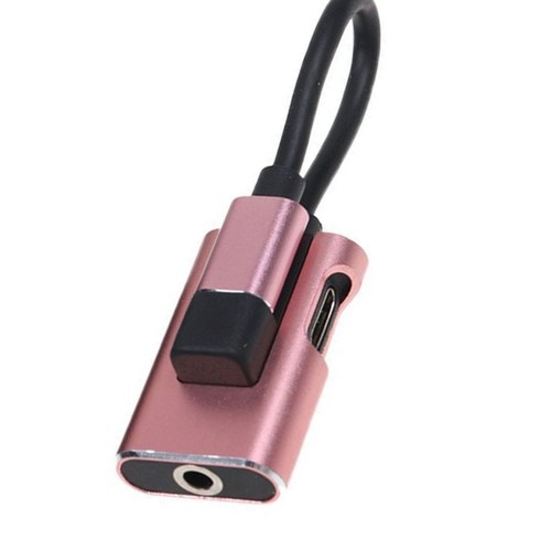 Type C to 3.5mm Charging Adapter for Audiophiles with Premium Sound Transmission - Photo 10 sur 12