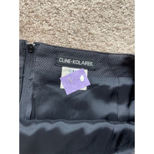 Traje Falda Vintage Cline Kolarek Para Mujer Mediana Cuentas Boho Flecos Carrera Retro - Imagen 10 de 16