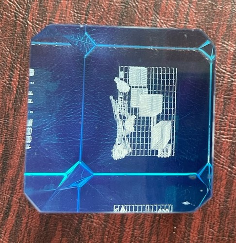 9/11 World Trade Center Twin Towers Laser Etched Paperweight Never Forget - Imagen 5 de 6