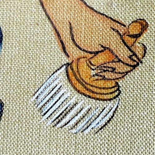 Vintage asiatisches chinesisches Pferd & Mann Siegel Seidengemälde gerahmt 27" x 21" insgesamt - Bild 11 von 20